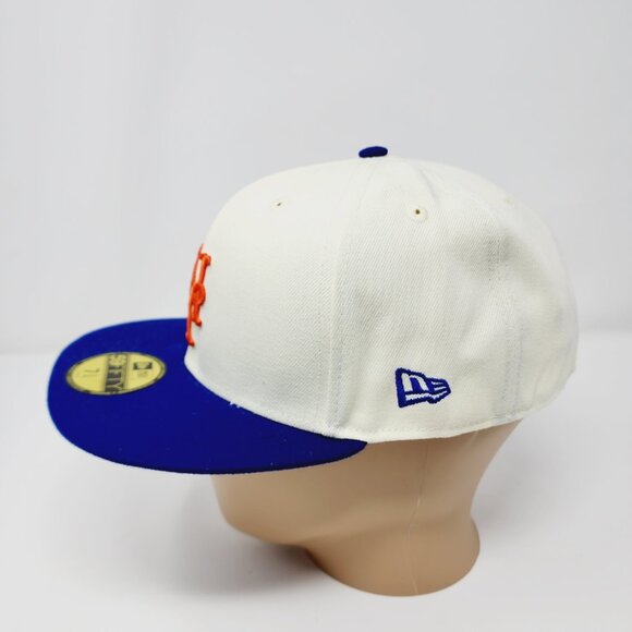 New York Mets New Era MLB 1986 World Series 59Fifty Fitted Cap Hat Size 7 3/4 - Picture 2 of 8